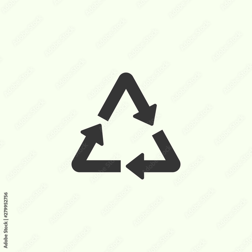 Recycle icon. New trendy recycle vector icon for app, logo, web, ui Recycle icon. New trendy recycle vector icon for app, logo, web, ui