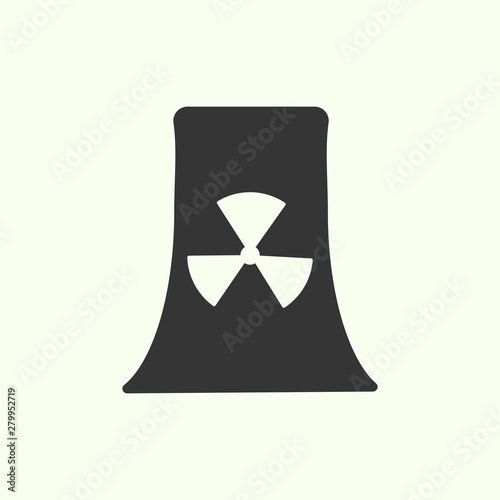 Thermal powerplant icon. New trendy powerplant vector icon