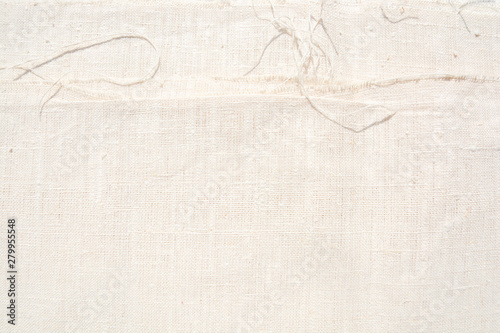 Texture of natural linen fabric