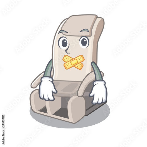 Silent toy massage chair in cartoon shape