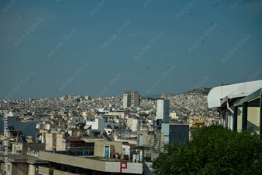 Fototapeta premium A view of Athens