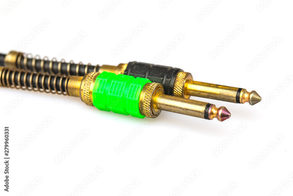Balanced Jack for connecting digital signal. isolated on white background. Balanced Jack for connecting digital signal. isolated on white background.