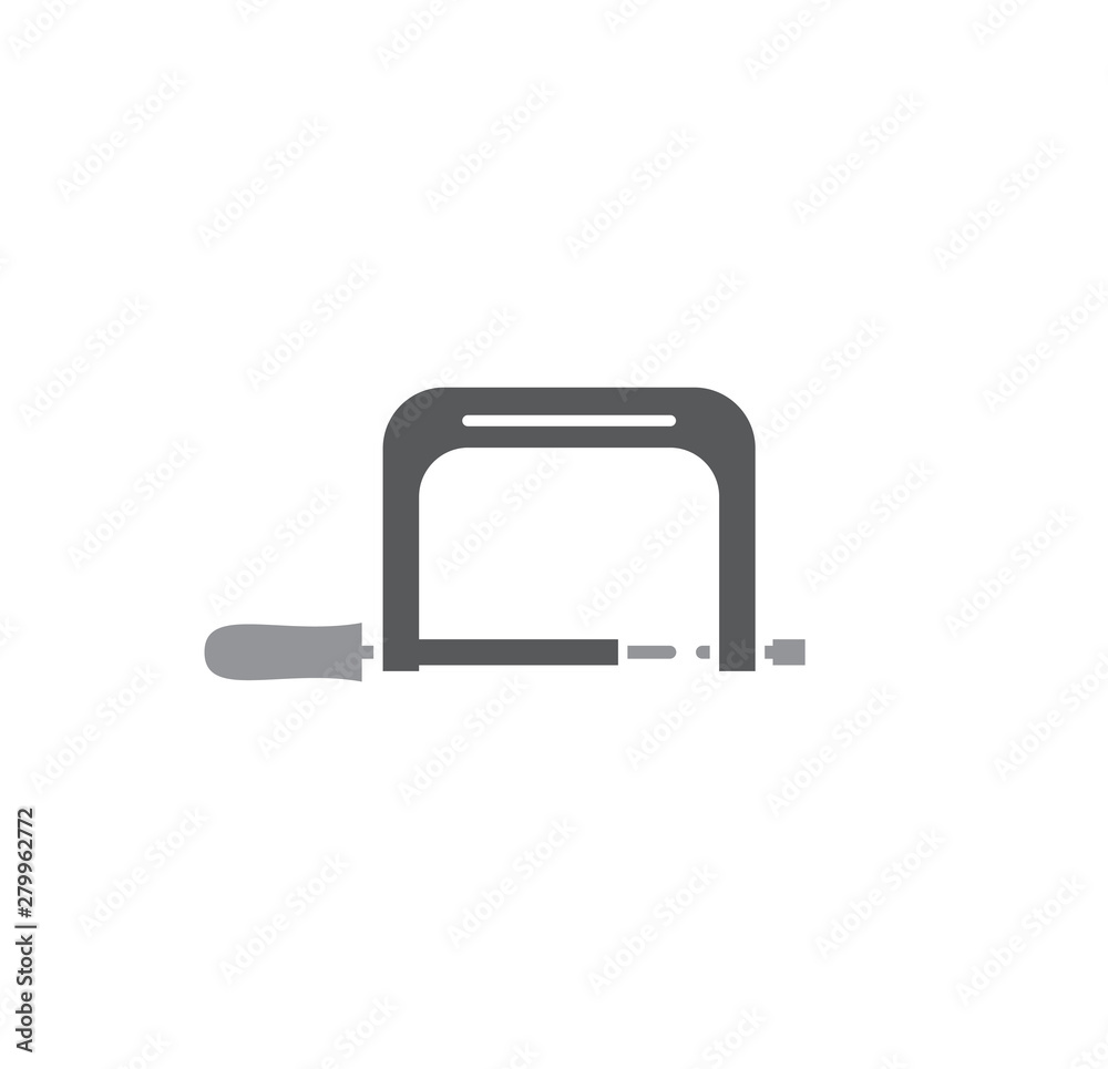Measuring tool icon on background for graphic and web design. Simple illustration. Internet concept symbol for website button or mobile app.