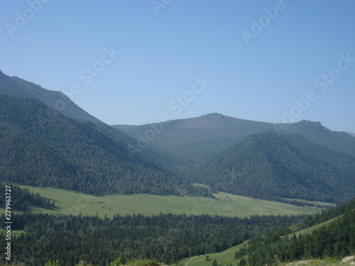 Chike-Taman pass in Altai mountains