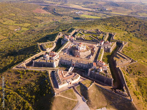 Panoramic landscape of fortress of Nossa Senhora da Graca in Elvas photo