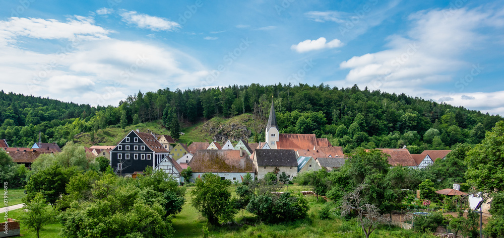 The town of Hohenburg, Upper Palatinate in Bavaria, Germany The town of Hohenburg, Upper Palatinate in Bavaria, Germany
