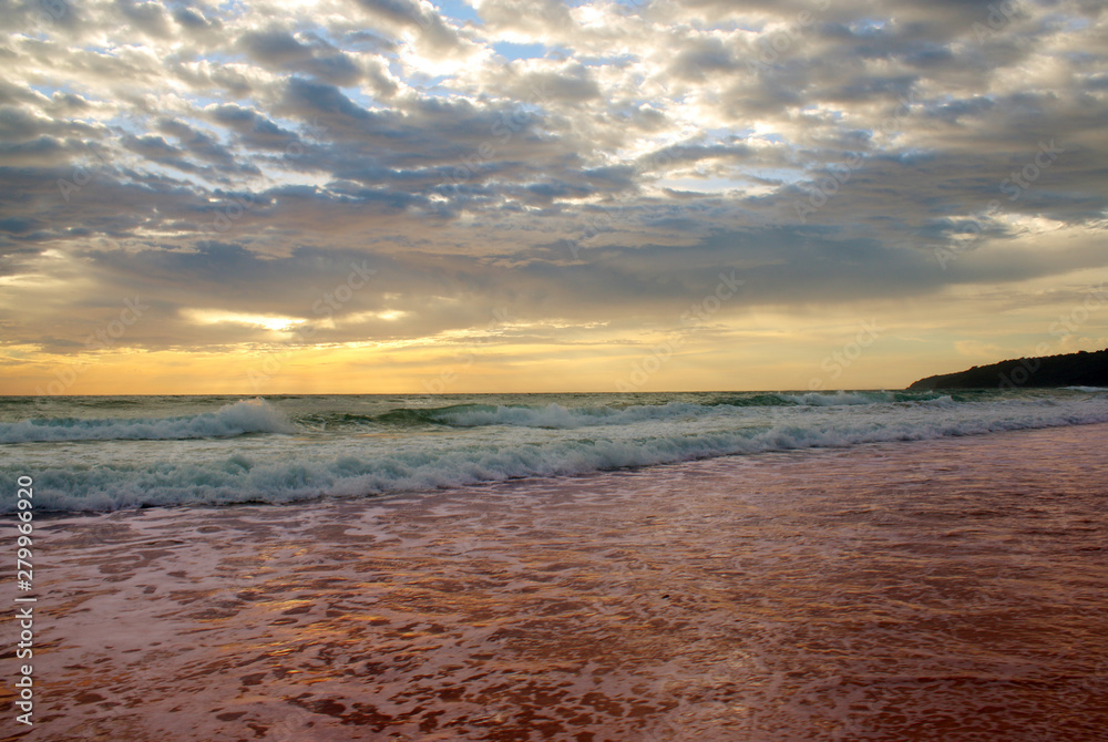Sunset on the beach, Karon, Phuket, Thailand Sunset on the beach, Karon, Phuket, Thailand