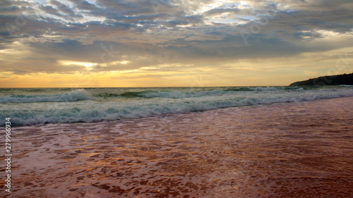 Sunset on the beach, Karon, Phuket, Thailand