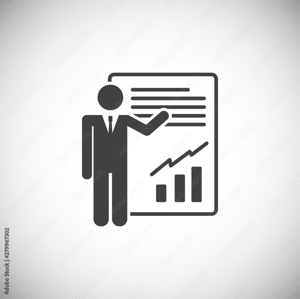 Business person icon on background for graphic and web design. Simple illustration. Internet concept symbol for website button or mobile app. Business person icon on background for graphic and web design. Simple illustration. Internet concept symbol for website button or mobile app.