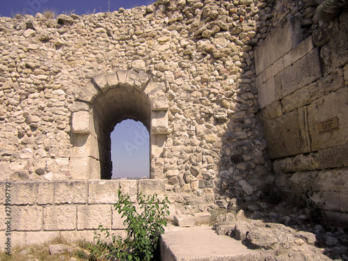 old wall with window