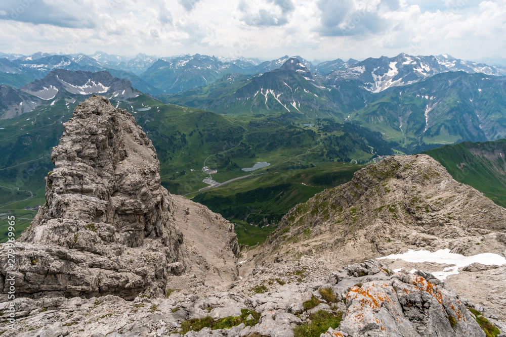 Fototapeta premium Widderstein im Kleinwalsertal