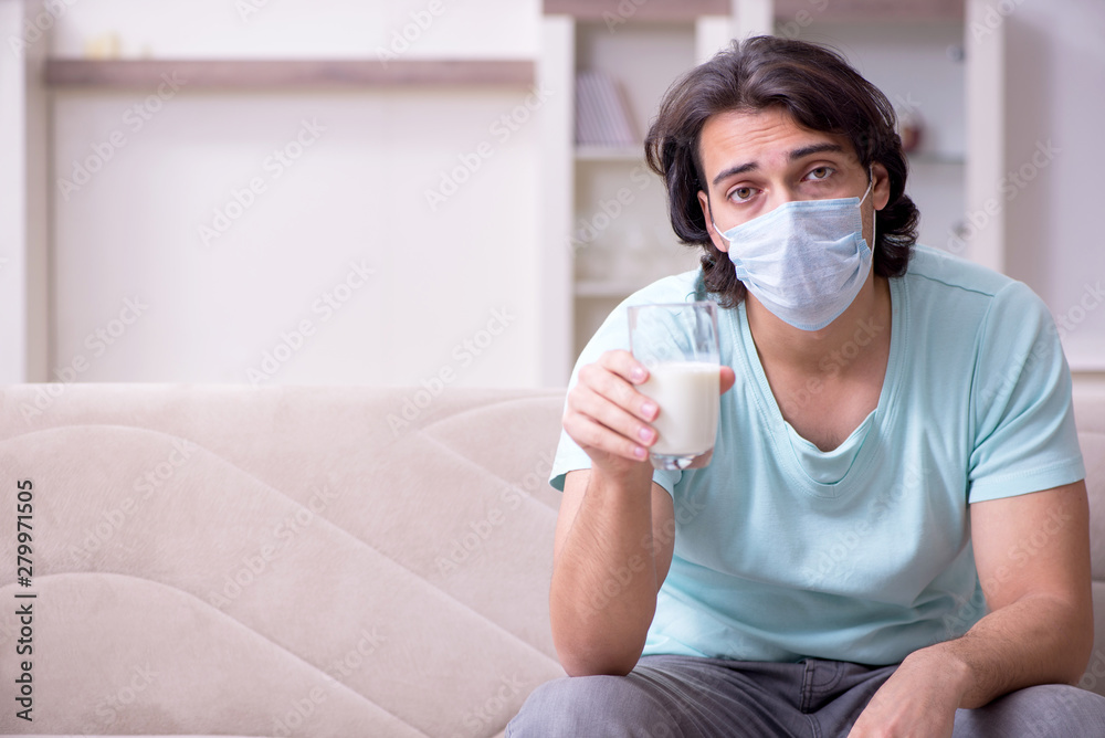 Young man suffering from allergy Young man suffering from allergy