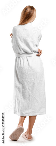 Beautiful young woman in ba...