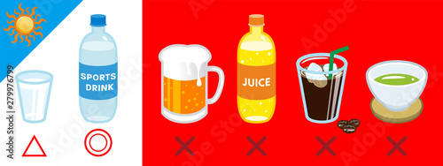 熱中症予防に良い飲み物と悪い飲み物