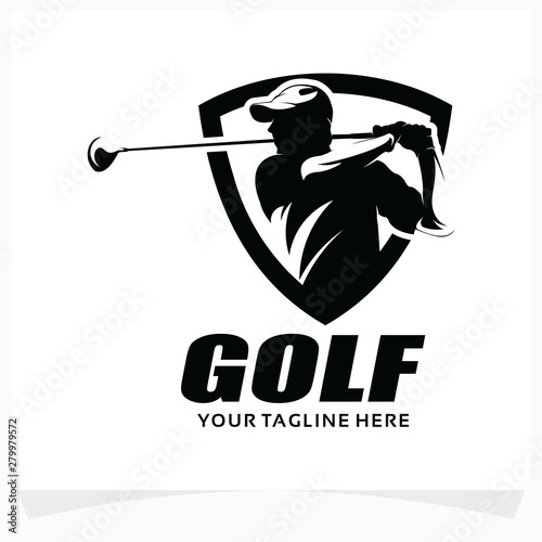 Golf Sport Logo Design Template