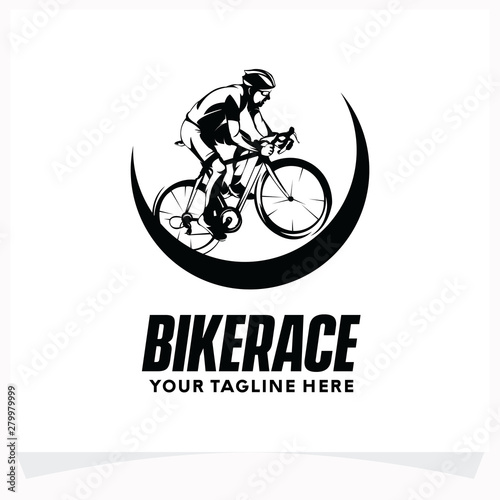 Bike Race Logo Design Template