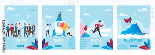 Mobile Pages Set for Business Startup and Growth