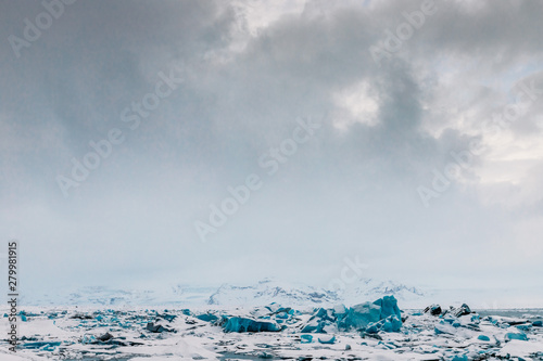 Vatnajökull lodowiec, lodowiec na islandii, 