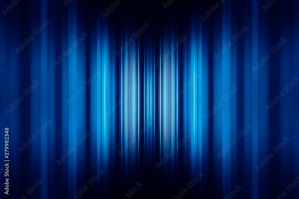 Blue blurred stripes background