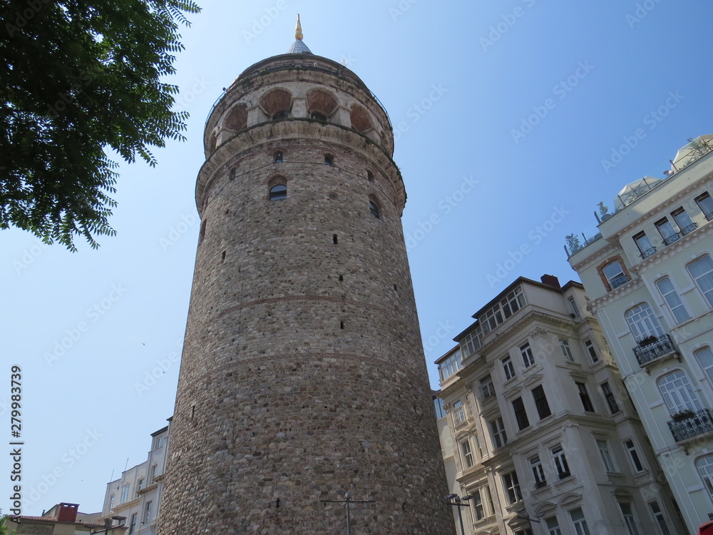 Galata Tower in istanbul, Turkey