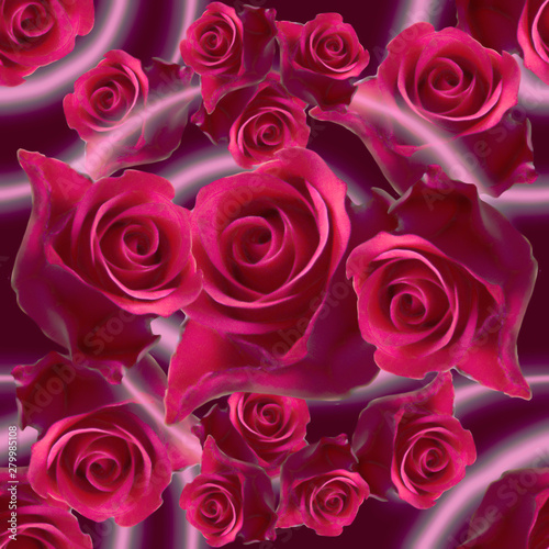 rose flower pattern romance love