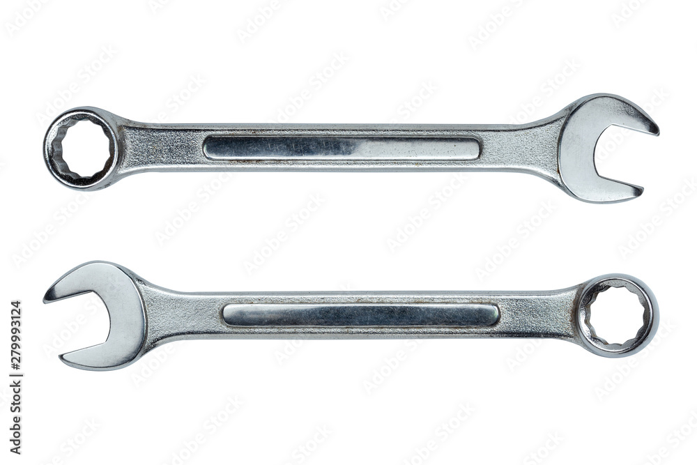 Wrench metal spanner spanner isolated on white background. Wrench metal spanner spanner isolated on white background.