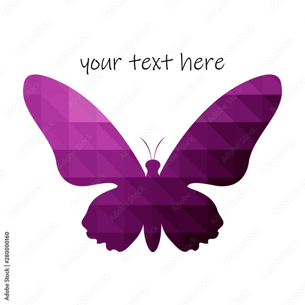 Vector logo design element, abstract image of a butterfly Vector logo design element, abstract image of a butterfly