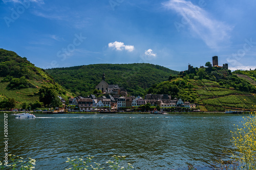 Castle Metternich above the Moselle valley