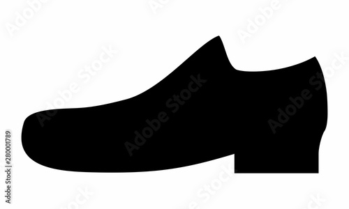 Man shoe dark silhouette