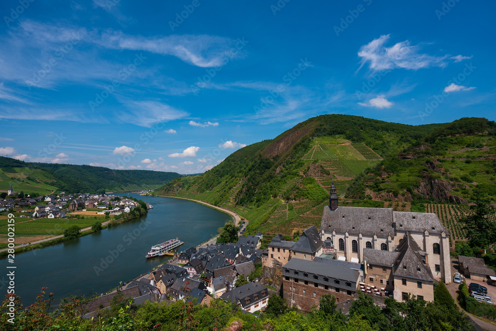 View of Beilstein from the tower of the castle Metternich View of Beilstein from the tower of the castle Metternich