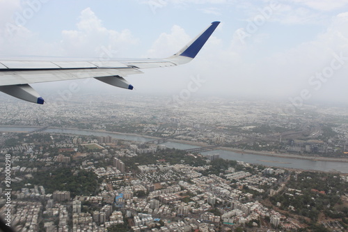 City of Ahmadabad, India - Aerial view
