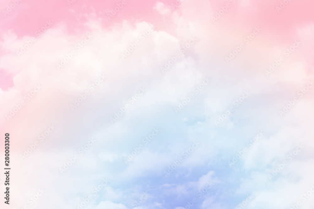 cloud background with a pastel colour