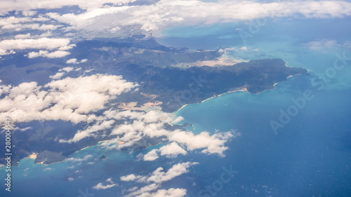 flight over New Zealand south island