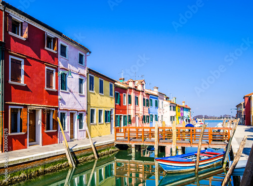 burano - famous old town - italy