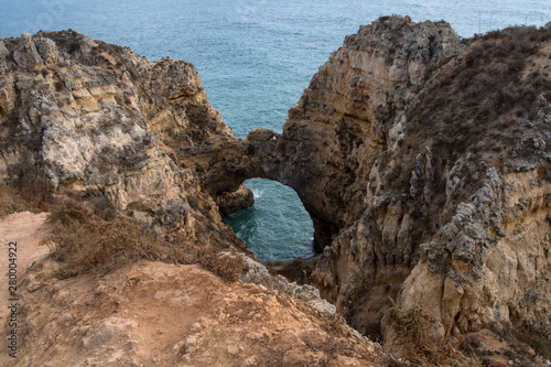 Portugal sud falaises rochers mer