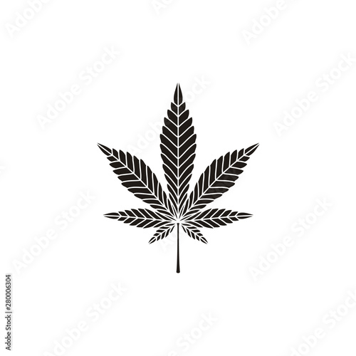 Vintage retro cbd cannabis marijuana hemp pot leaf farm cultivation logo design
