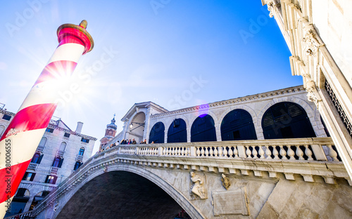 rialto bridge in venice - italy