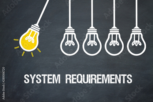 System requirements photo