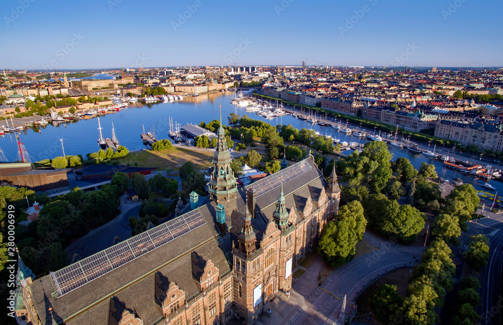 View of Stockholm Sweden early morning