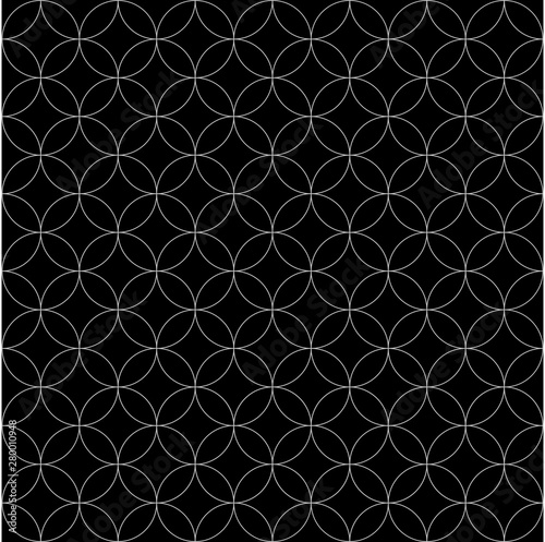 vector seamless pattern. stylish background with rings.Abstract background. Good quality. Good design.