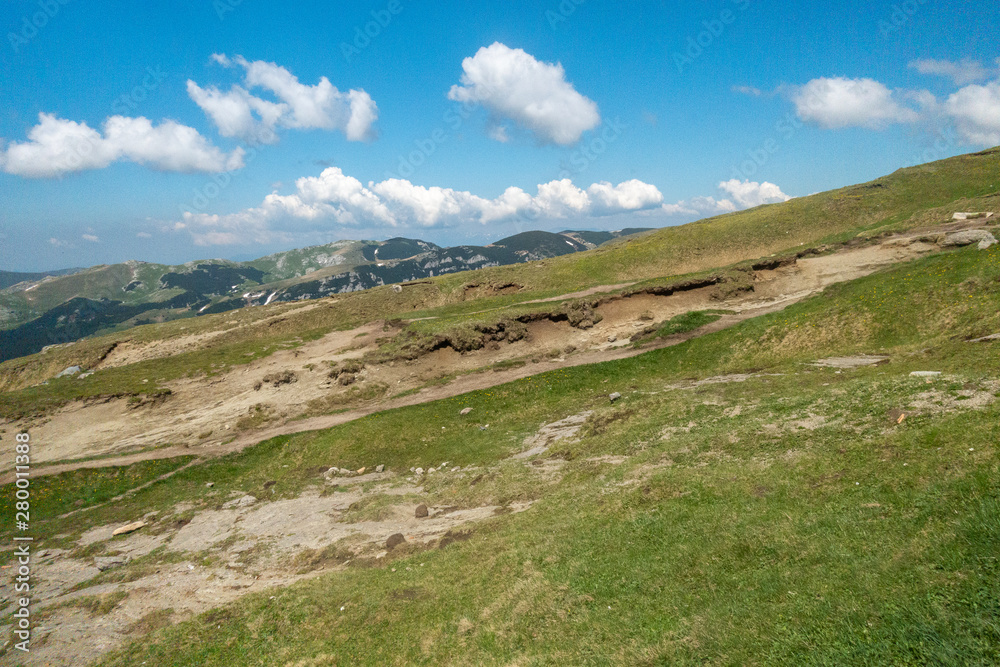 View from Bucegi mountains, Romania, Bucegi National Park