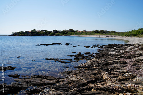 Spiaggia L' Isolotto beach in north of Sardinia near Stintino