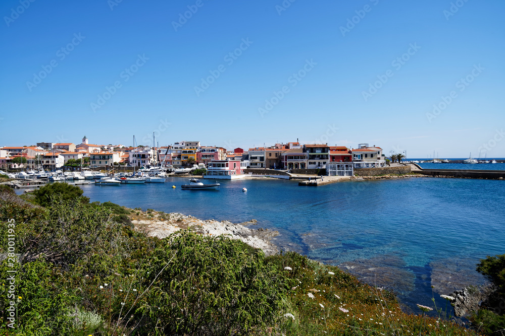 Small harbour in Stintino (Sardegna, Sardinia, Italy)