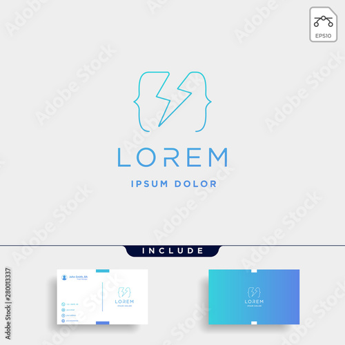 coding flash logo design vector simple symbol icon