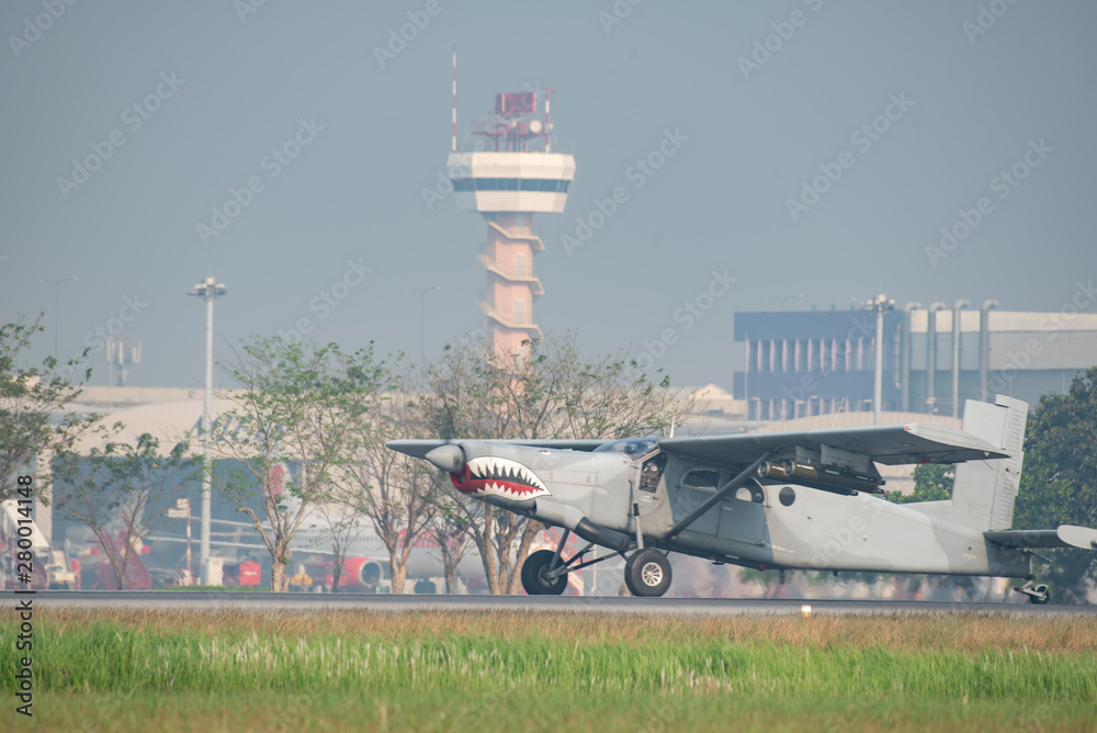 Fototapeta premium Light aircraft Pilatus PC-6