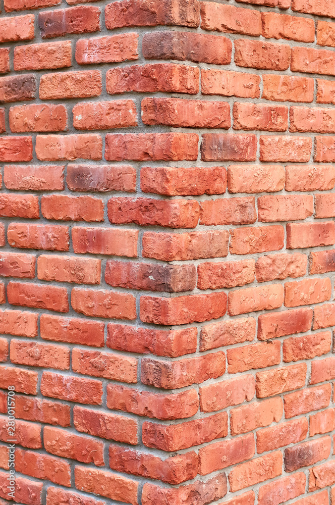 Obraz premium brick wall corner edge