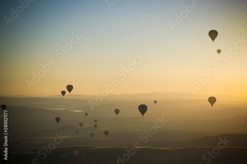 Hot air balloons in Turkey