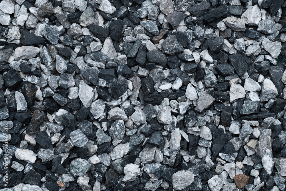 Conglomerate rocks decorated in home garden Conglomerate rocks decorated in home garden
