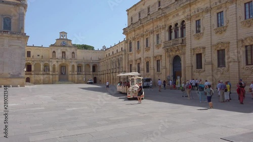 Lecce Cathedral, Piazza del Duomo, Campanile, Lecce, Apulia, Italy, June 2019 photo