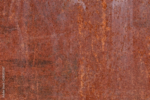 Background: Rusted brown metal surface